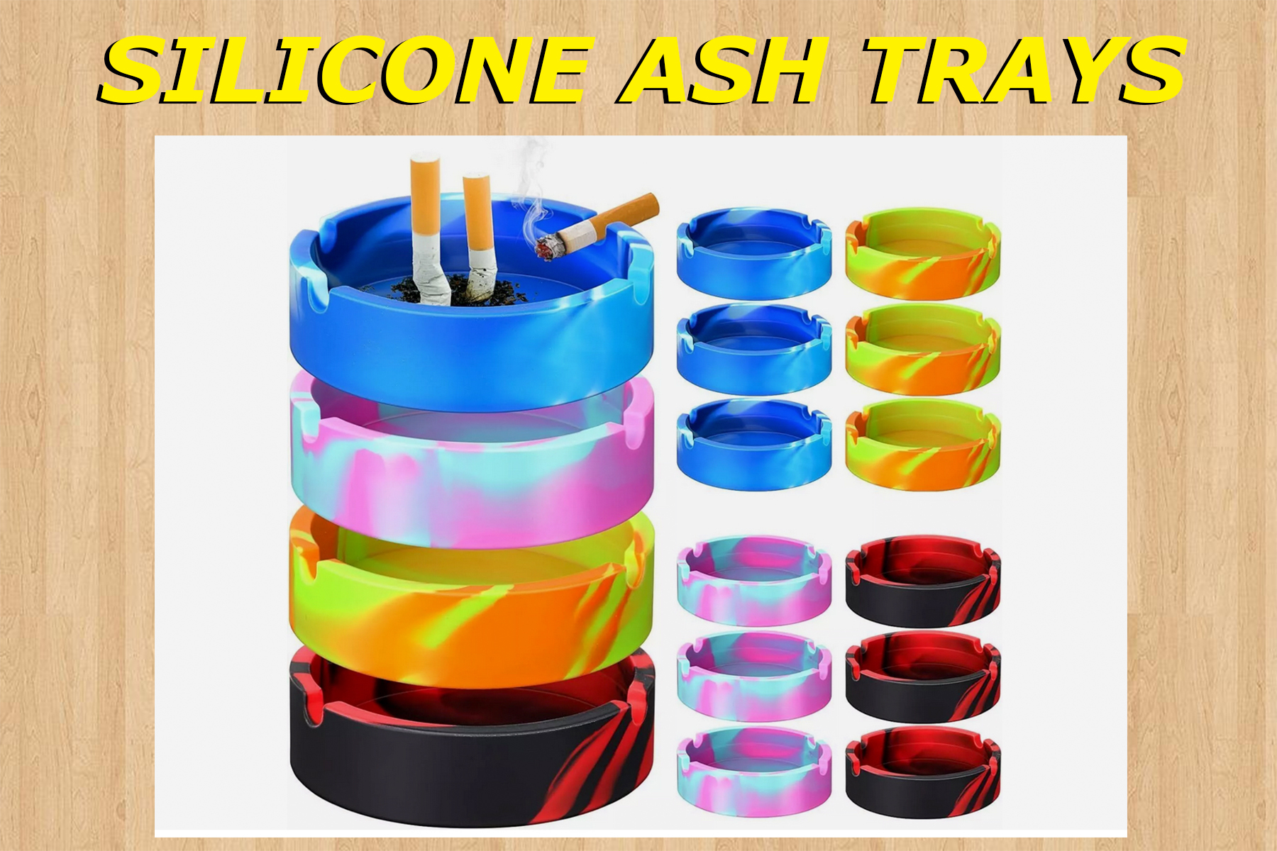 SILICONE ASH TRAYS